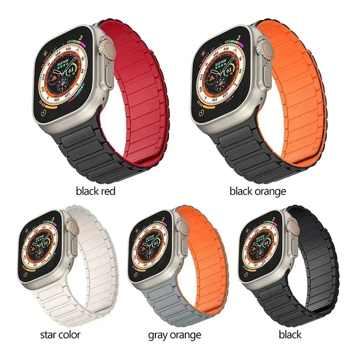 Smartwatch silicone strap